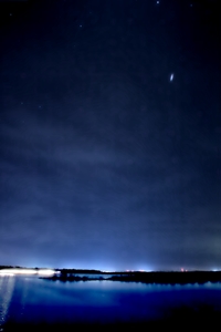 Iridium Flare Over Paynes Prairie (click to enlarge)
